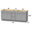 Base de meuble-lavabo double 78 po seulement-96631506