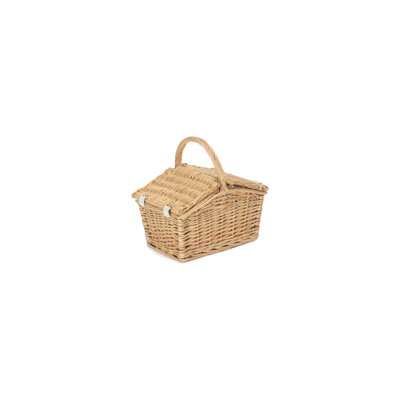 Double Lidded Hamper Basket