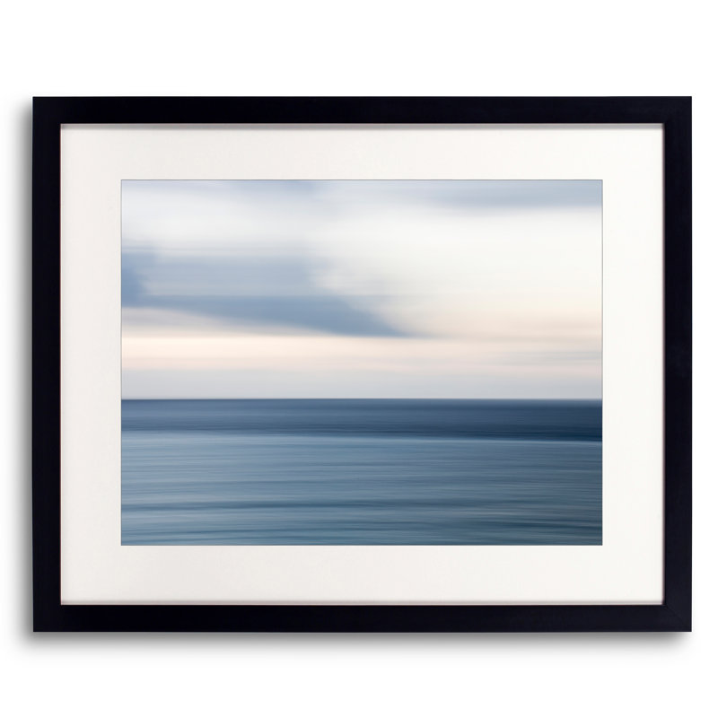 Waves Of Light Print by Matt Blum, Black Framed Paper, 16" H x 20" W