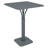 Luxembourg Square Outdoor Dining Table With Umbrella Hole , in. W in. D-84322272-84322276