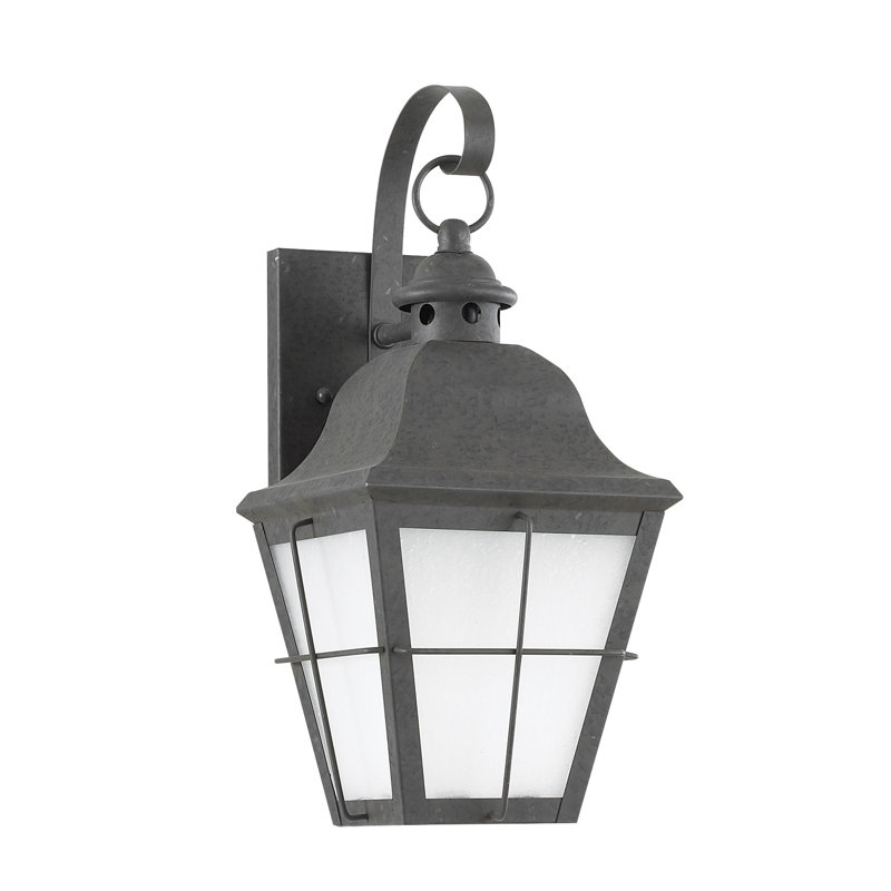 Chatham One Light Outdoor Wall Lantern from Generation Lighting , Oxidized Bronze, Yes