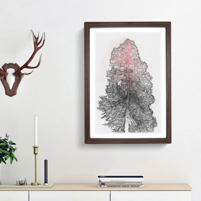 Colour of the Tree in Abstract - Picture Frame Graphic Art Print