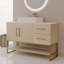 Meuble-lavabo moderne sur pied avec lavabo