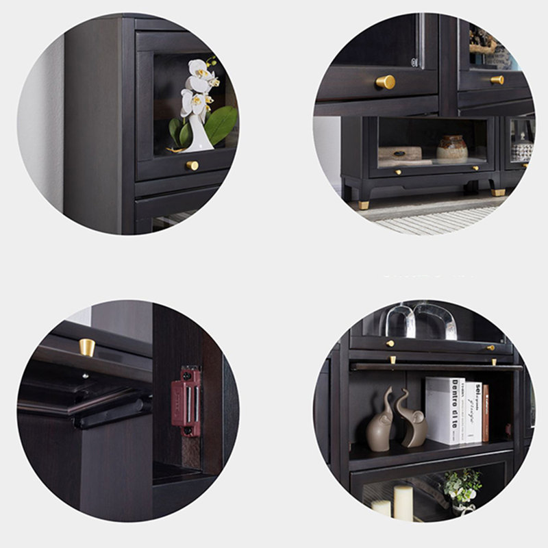 Bibliothèque populaire américaine de luxe légère, (4 tablettes) H 64,57 po x l 31,5 po x P 11,81 po