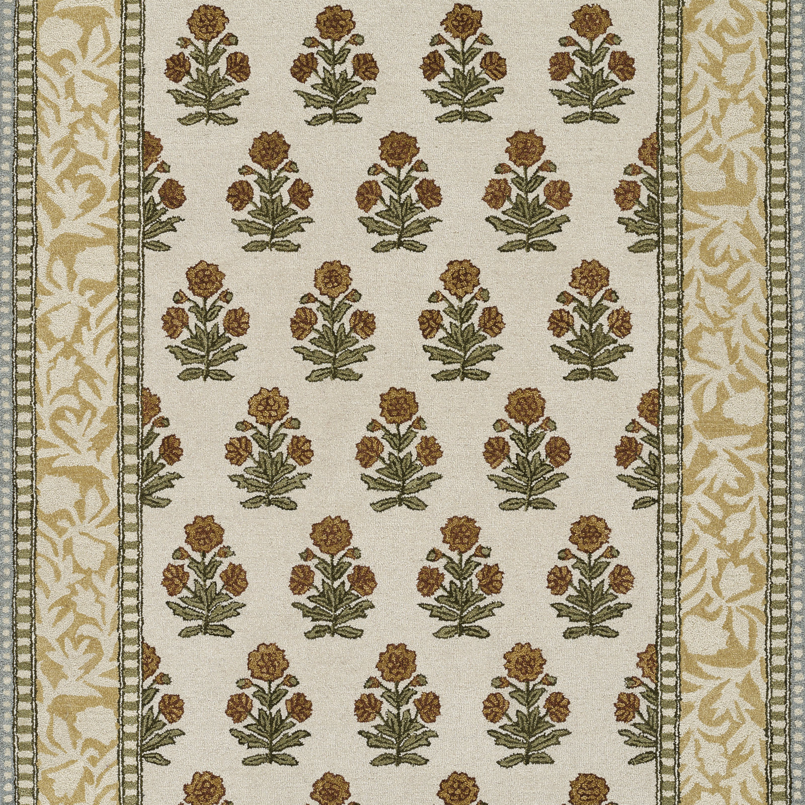 Alice Hand-Tufted Floral Wool Rug, 2'6" X 8' Runner