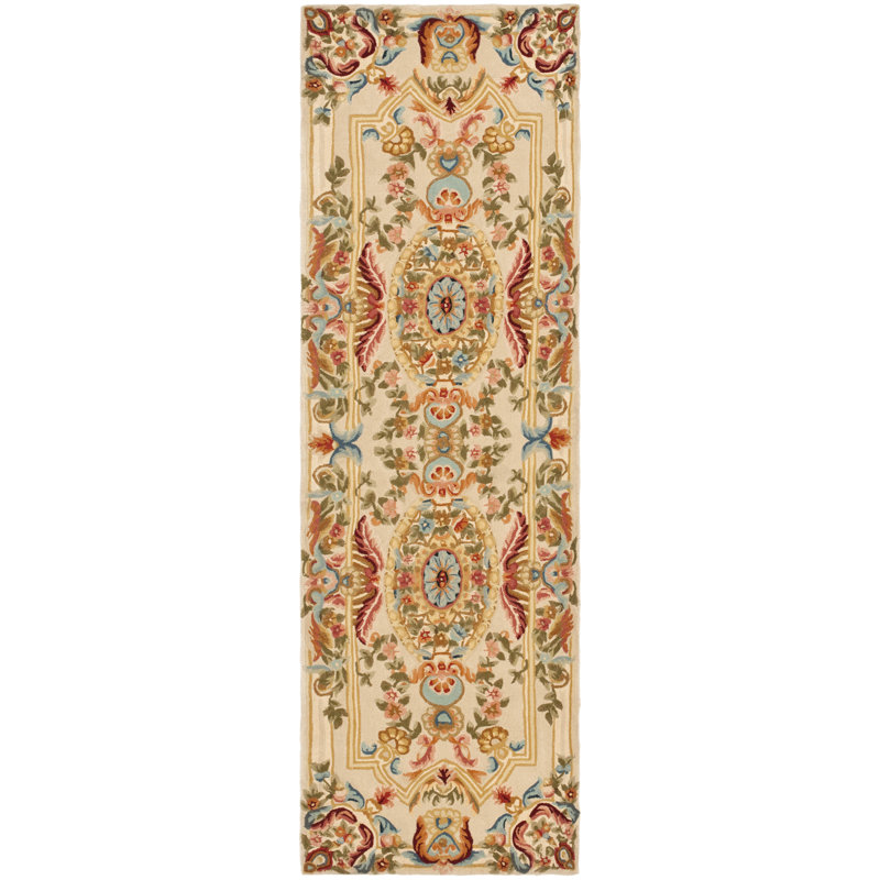 Priscila Hand Tufted Wool Oriental Rug, Runner 2'6" x 8'