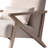 Joesy 26.8" Wide Upholstered Linen Blend Accent Chair with Wooden Legs and One Pillow-1659214756