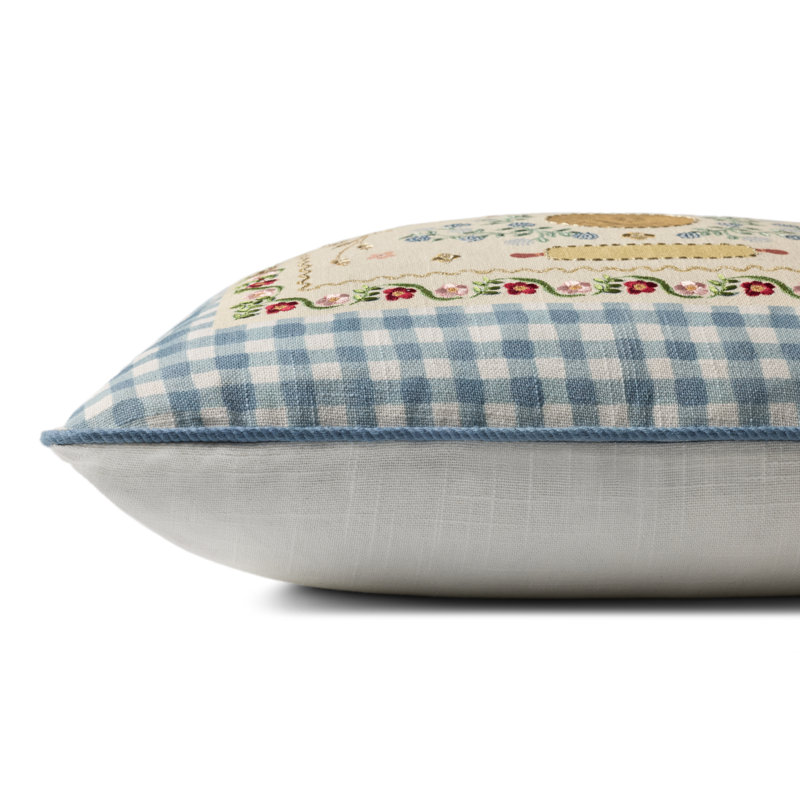 Rifle Paper Company x Loloi Country Home Decorative Pillow, Polyester