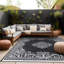 Tapis intérieur / extérieur rectangulaire en polypropylène à poils longs Aldo-452896976