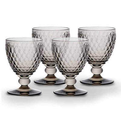 Villeroy & Boch Boston Colored Lead Free Crystal Goblet Set