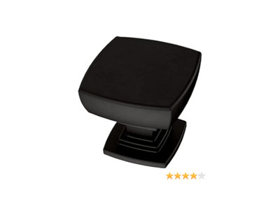 (Paquet de 5) (Paquet de 5) Poignées Webber 1-1 / 8 pouces noir mat