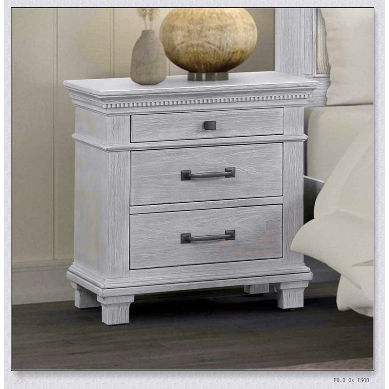 Table de chevet style transitionnel 1pc