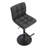 Hetal Swivel Upholstered Adjustable Height Counter Stool with Metal Frame-2071808784