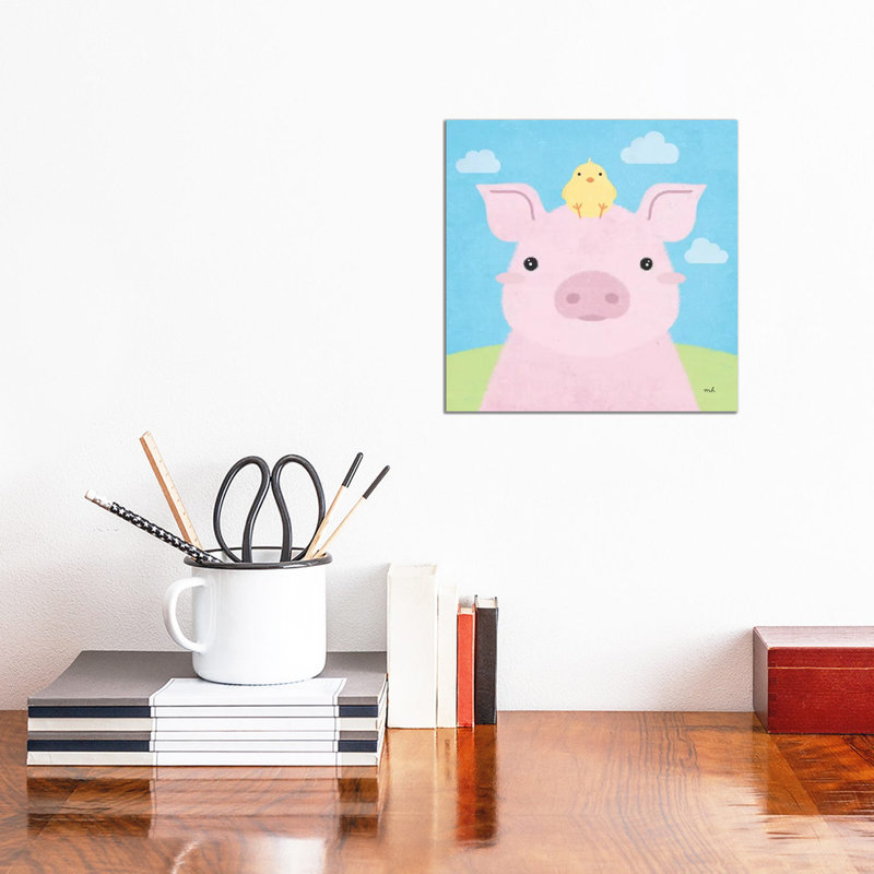 Barn Buddies II by Moira Hershey - Wrapped Canvas Gallery-Wrapped Canvas Giclée, 30.48 cm H x 30.48 cm W