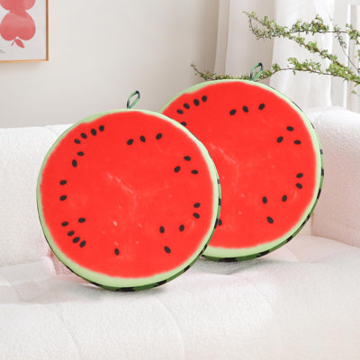 Coussin décoratif en velours de 15 po 
