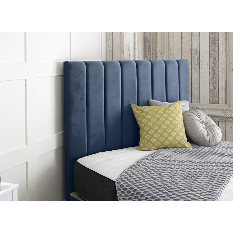 Arris Upholstered Headboard, Small Single (2'6), Marine