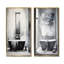 «Bathroom Minimalist Elegance I», ensemble d'art mural sur toile 2 pièces-660811558-660811562