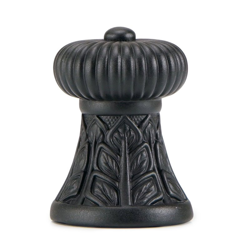 HAMPTON MINI KNOB; MATTE BLACK FINISH, Matte Black