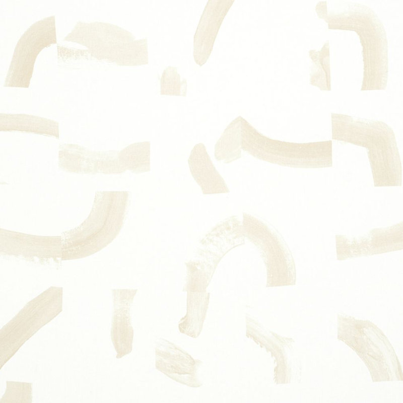 Tissu sépia Schumacher x Caroline Z Hurley, Sable