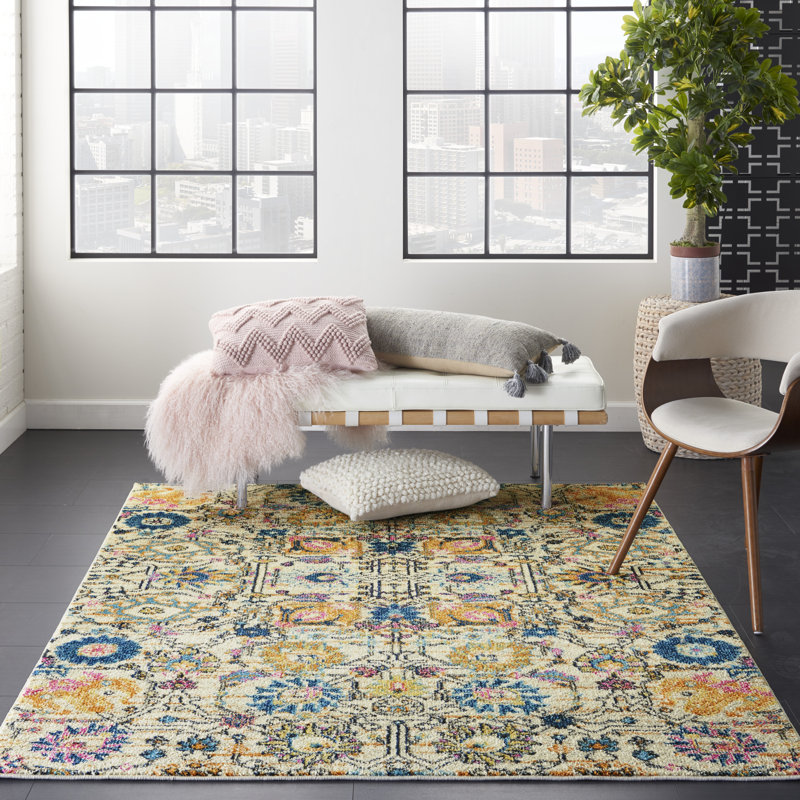 Oriental Indoor Rug, Rectangle 5'3" x 7'3"