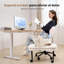 Big and Tall Office Chair,Ergonomic Cross-legged Swivel Chair, Adhd Chair Adjustable Height Meditation Cloud Chair With Back Support-1431378236