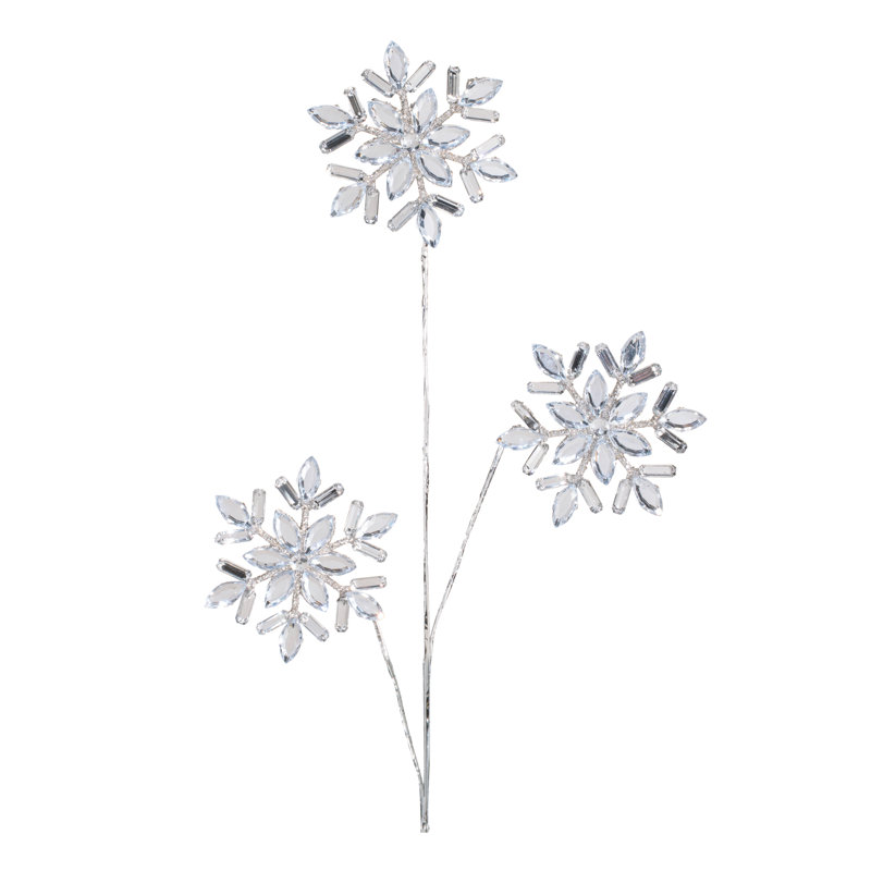 Ensemble de 2 flocons de neige Jewel