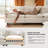 Amabilia L Shaped Upholstered Boneless Corner Modular Sectional Sofa Cloud Couch - Chenille Fabric-951997442-951997443