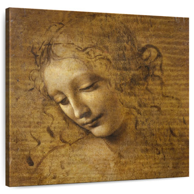 Leisha, tête d'une femme, La Scapigliata
