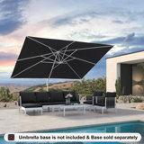 396.2cm X 304.8cm Rectangular Cantilever Parasol