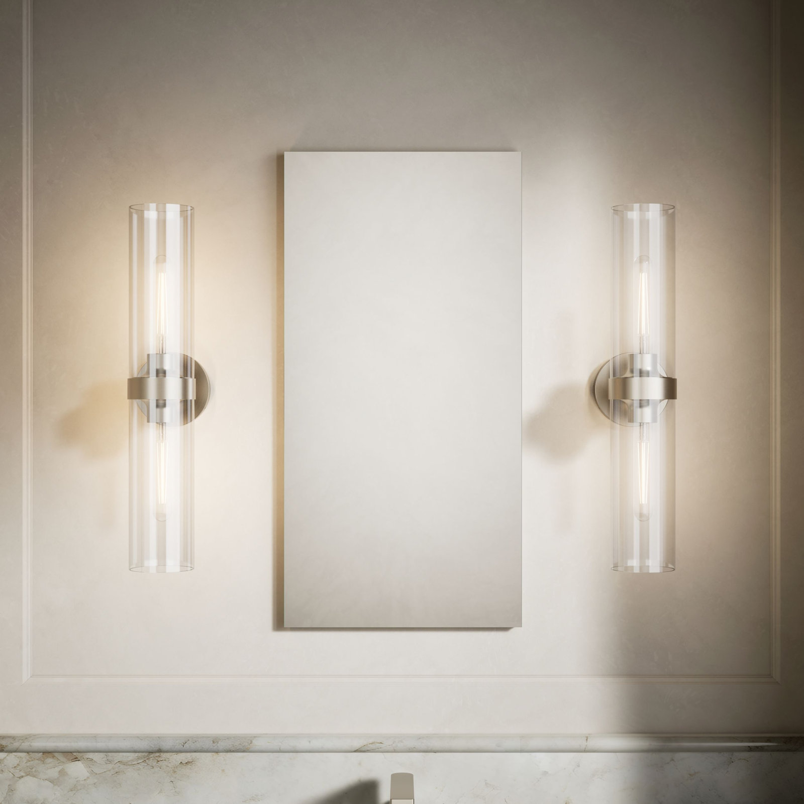 Verdera Recessed Medicine Cabinet, 30" H x 15" W x 4.75" D