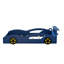 Lit de voiture de course en bois, lit plateforme simple en forme de voiture avec roues pour adolescents-1030788270