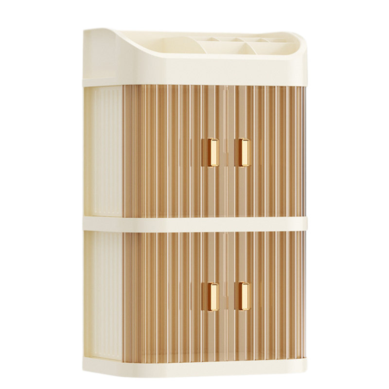 Boîte de rangement cosmétique, commode de bureau, étagère à bijoux de type tiroir, boîte de rangement pour produits de grande capacité