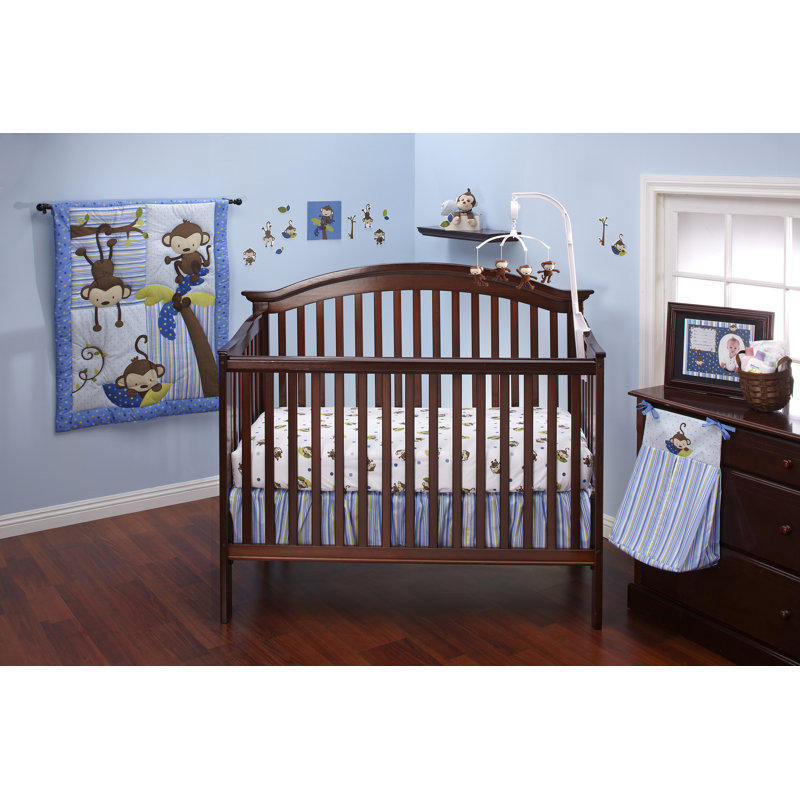 Ensemble de literie pour lit de bébé 5 pièces Happy Clouds