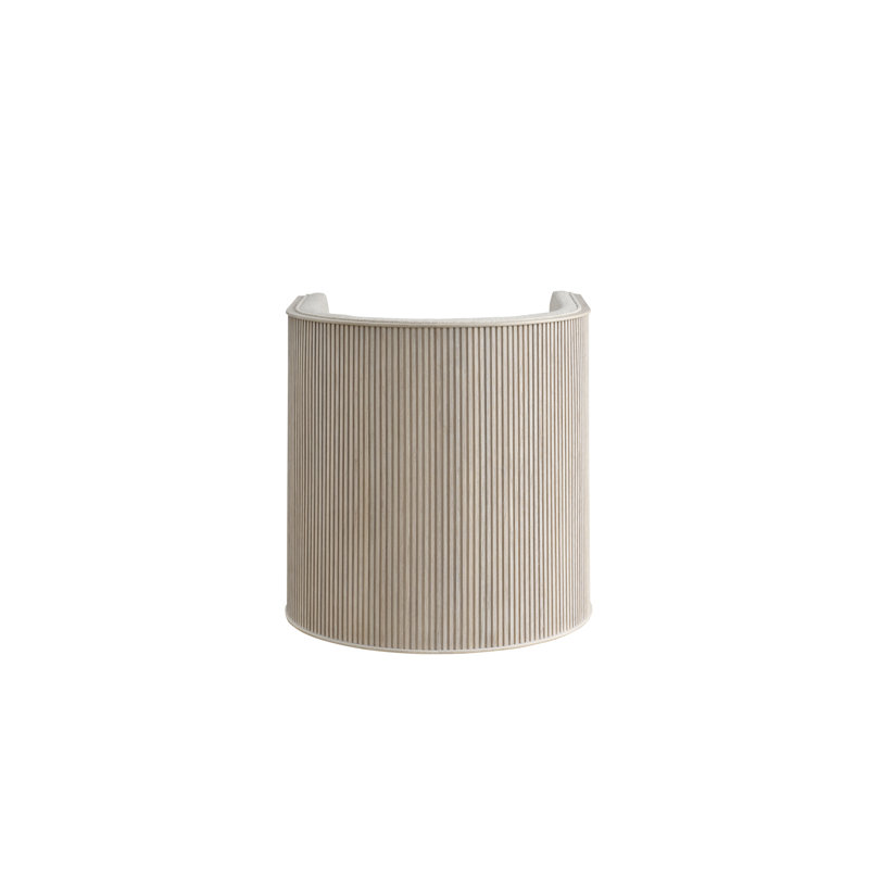 Tanner Swivel Barrel Chair, White Oak