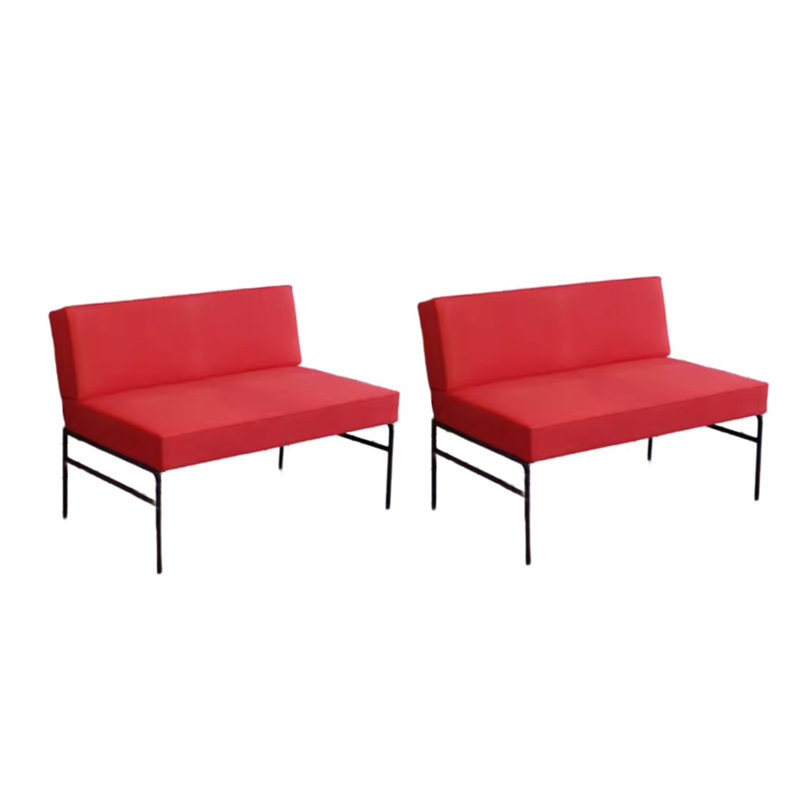 Iryanna 39.4'' Faux Leather Settee