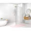Panneau de douche fixe simple sans cadre 47 po x 78 po Vela-91036639