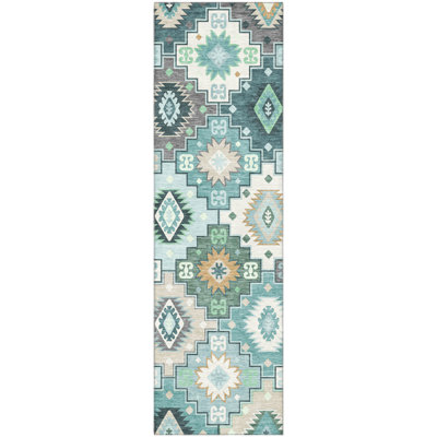 Premium Machine Washable Mayfield  Ethnic Rug