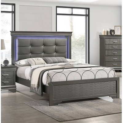 Lit très grand 1pc avec lumières DEL