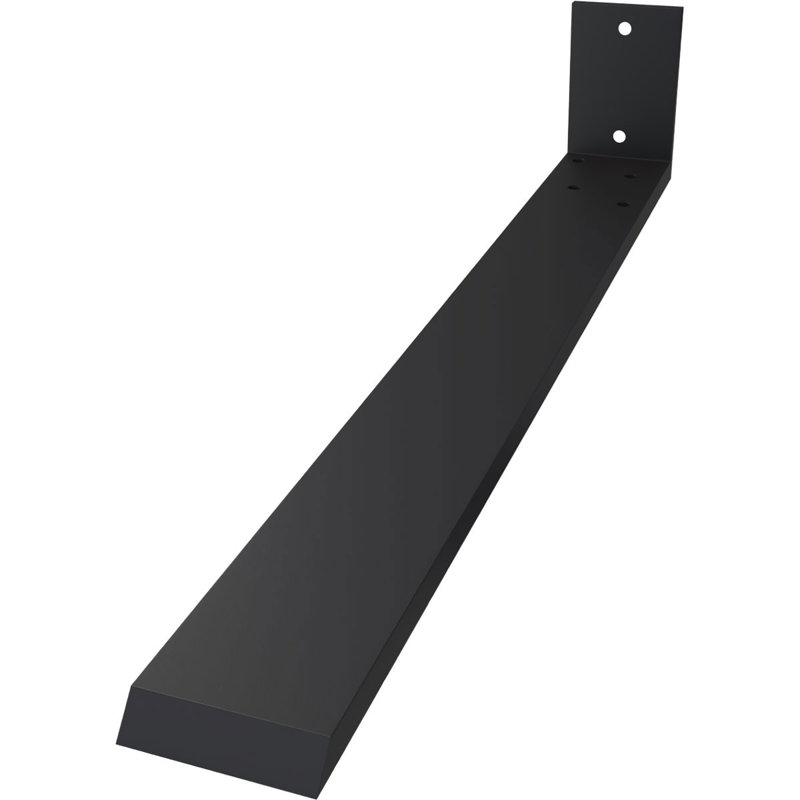 Support dissimulé en acier robuste avec plaque arrière, H 20 po x l 4 po x P 2,5 po