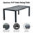 70.9'' 4-Person Outdoor Patio Dining Set – 5-Piece Set