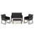 8 Piece Sofa Seating Group with Quick Dry Foam Weather  Resistant