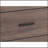 2 Drawers MDF Nightstand In Barrel Oak Finish
