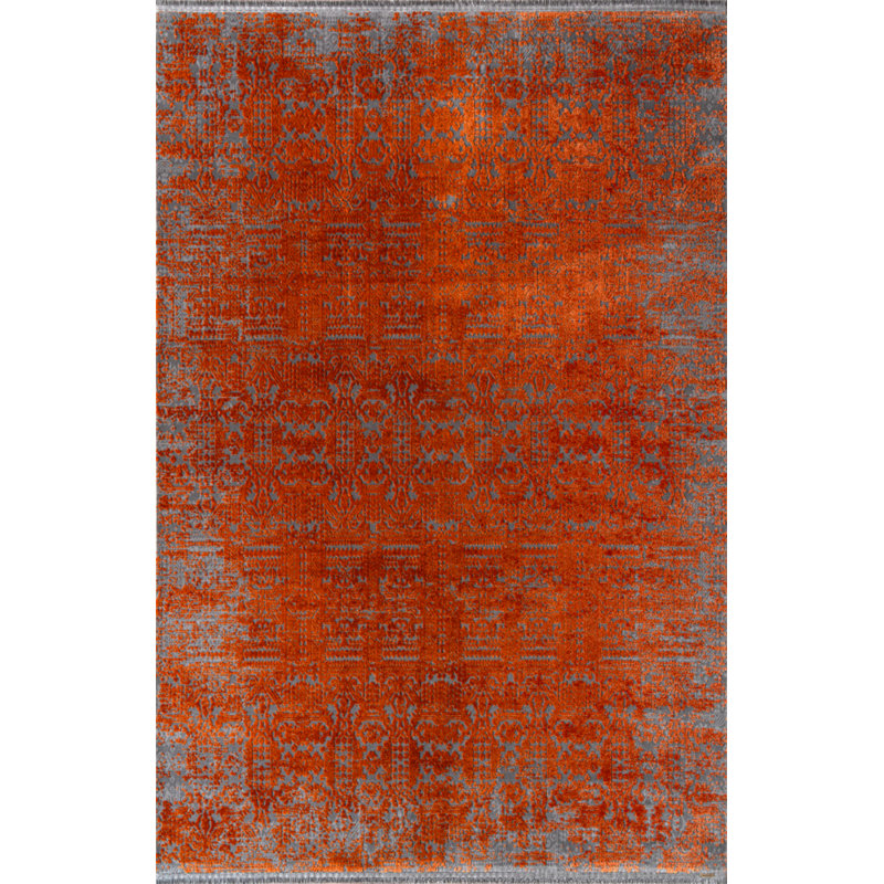 Tapis rectangulaire en coton Stefane, Rectangle 4 pi x 6 pi 3 po