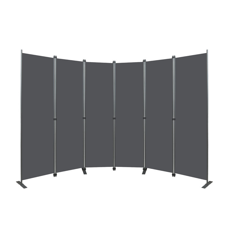 Paravent 6 panneaux autoportant, l 120 po x H 71 po, pour chambre à coucher, bureau et salon, 6
