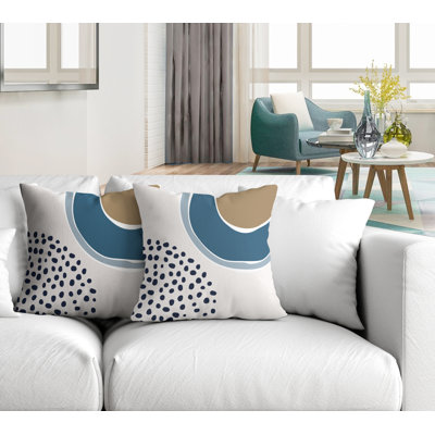 Polyester/Polyester Blend Throw Square Indoor/Outdoor