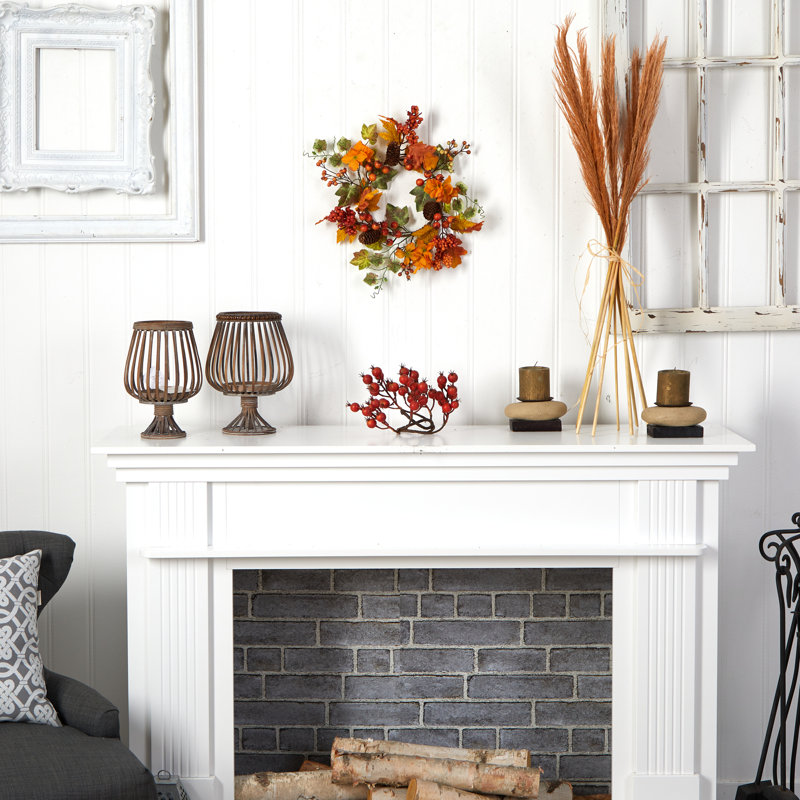 Faux 6.5'' Wreath