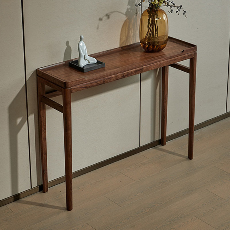 La console naturellement élégante, H 34,44 po x l 63 po x P 13,78 po, Brun