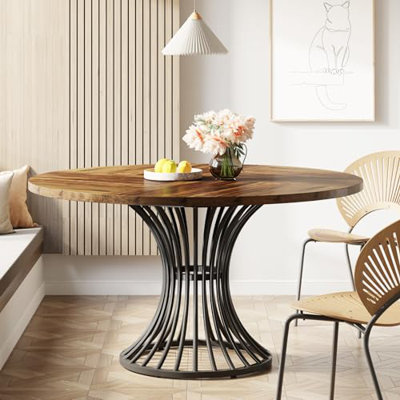Round Dining Table for 4-6 People