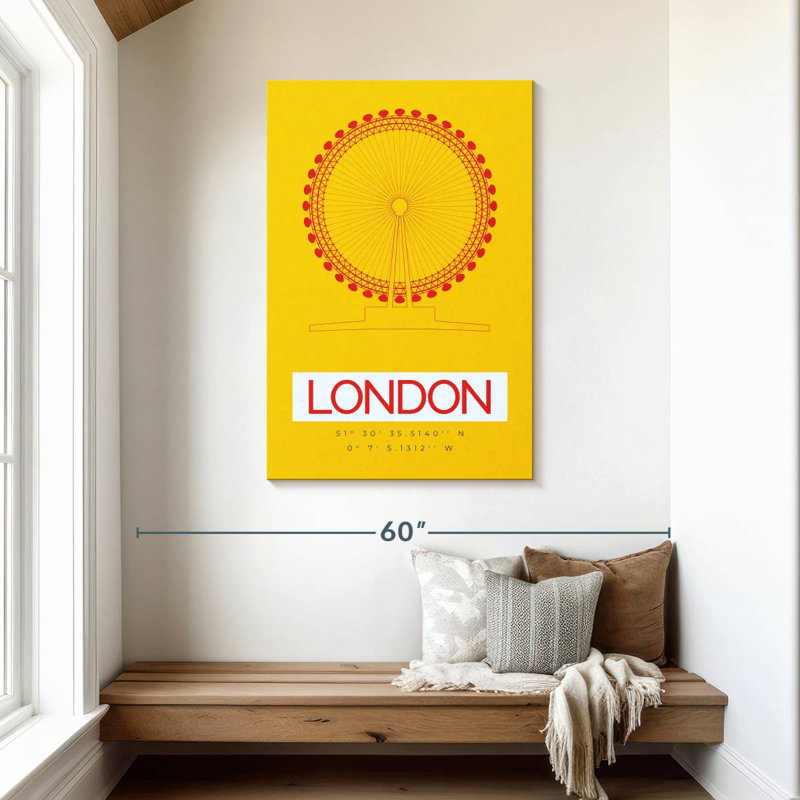 Aime London coordates - London Eye, H 45 po x l 30 po