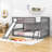 Extine Full Over Full Wood Bunk Bed with Slide-1340885629
